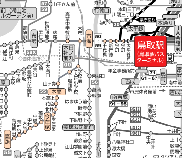 (55)東郷線路線図